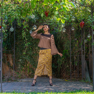 Falda Recta Estampada: imagen 2